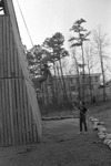 JSU Students, circa 1985 Rappel Tower 2 by unknown