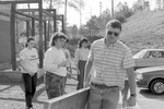 ROTC Scenes, 1985 Around Rowe Hall 4 by unknown