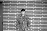 JSU ROTC, Neal D. Mulkey at Brick Wall by unknown