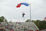 Sky Divers Land in Football Stadium, 2003 Preview Day 2 by Steve Latham