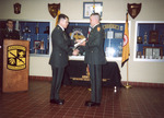 Lt. Col. Merriss Presents Commissioning or Award, circa 1998 by unknown