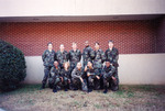 ROTC Student Group Outside Rowe Hall, circa 1999 by unknown