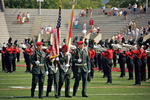 ROTC Color Guard and Marching Southerners, 2007 Football Game vs. UT Chattanooga 1 by Steve Latham