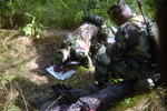 JSU ROTC, circa 2000s Land Navigation Training in Woods 2 by unknown