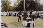 ROTC Cadets Fold The American Flag, circa 1980s by unknown