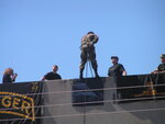Football Stadium, 2005 Rappelling 5 by unknown