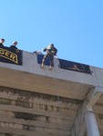 Football Stadium, 2005 Rappelling 10 by unknown