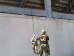 Football Stadium, 2005 Rappelling 13 by unknown